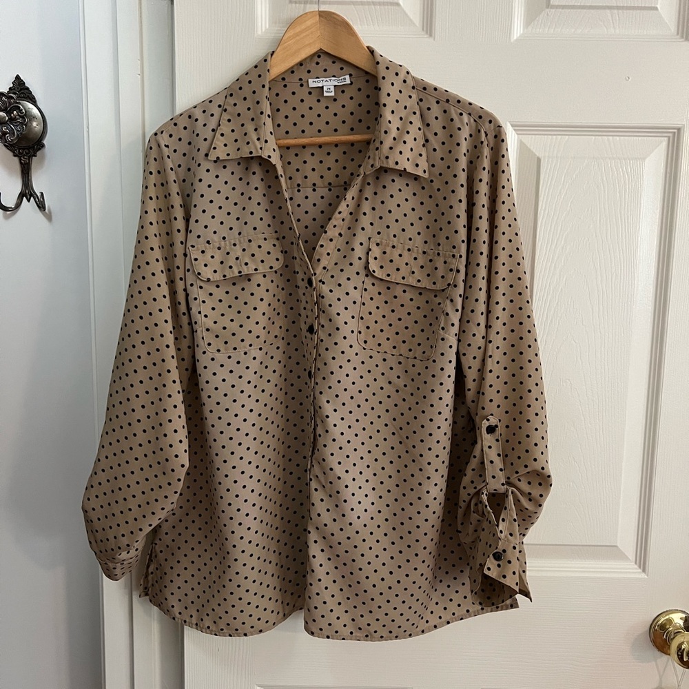 Polka Dot Dress Shirt